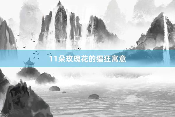 11朵玫瑰花的猖狂寓意